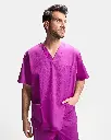 Basic-Kasack V-Ausschnitt Unisex