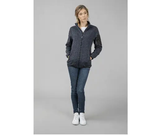Fleece-Jacke gestrickt für Damen